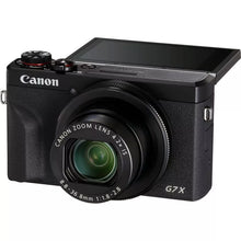 Cargar imagen en el visor de la galería, Canon PowerShot G7 X Mark III, negro, con batería de repuesto